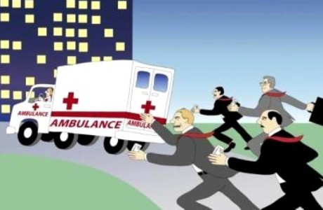 Ambulance chasing