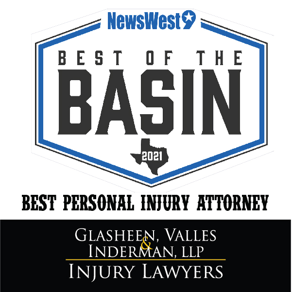 Glasheen Valles Inderman Best Injury Lawyer in the Permian Basin - Recognized in 2021