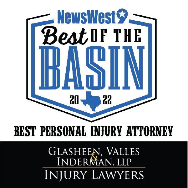 Glasheen Valles Inderman Best Injury Lawyer in the Permian Basin - Recognized in 2022