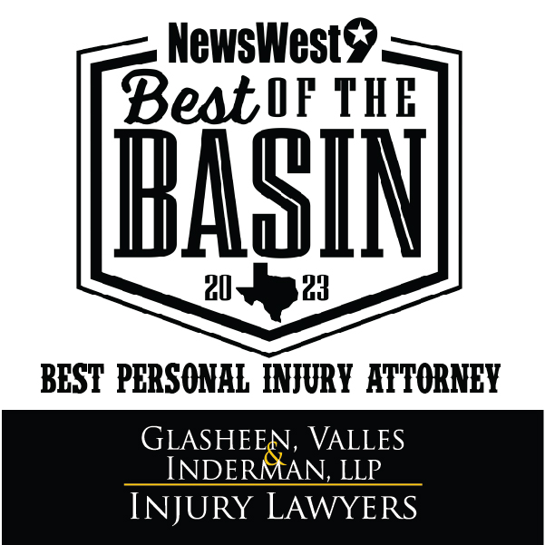 Glasheen Valles Inderman Best Injury Lawyer in the Permian Basin - Recognized in 2023